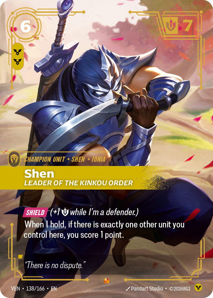 VEN-138/166 Shen, Leader of the Kinkou Order