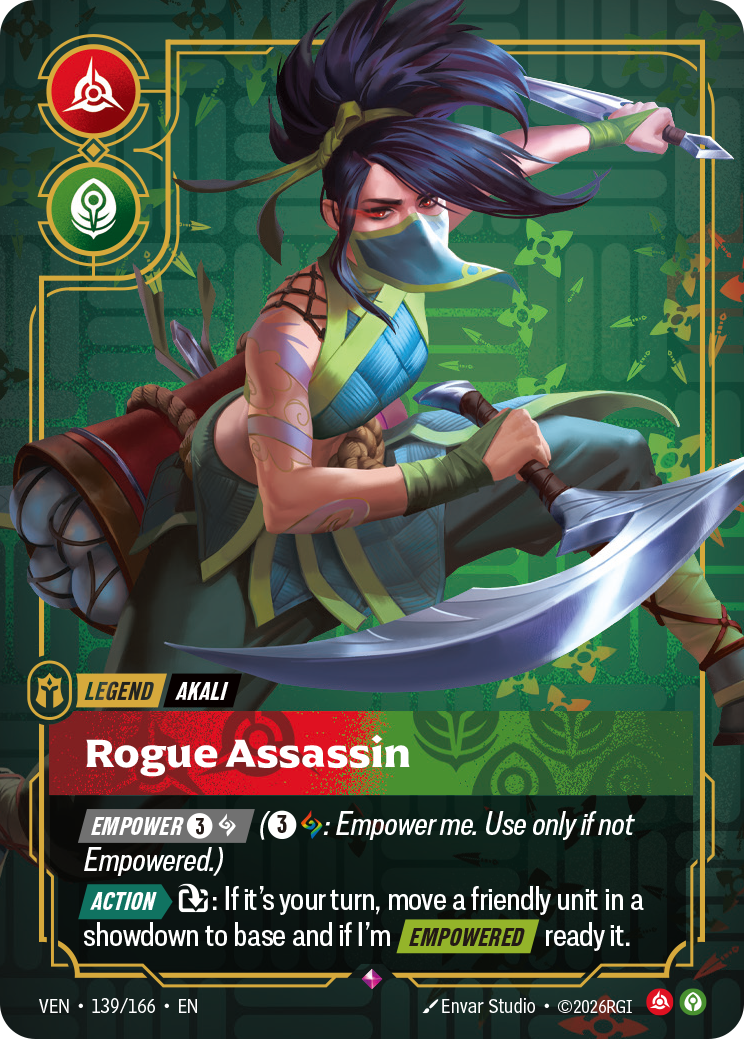 VEN-139/166 Akali, Rogue Assassin