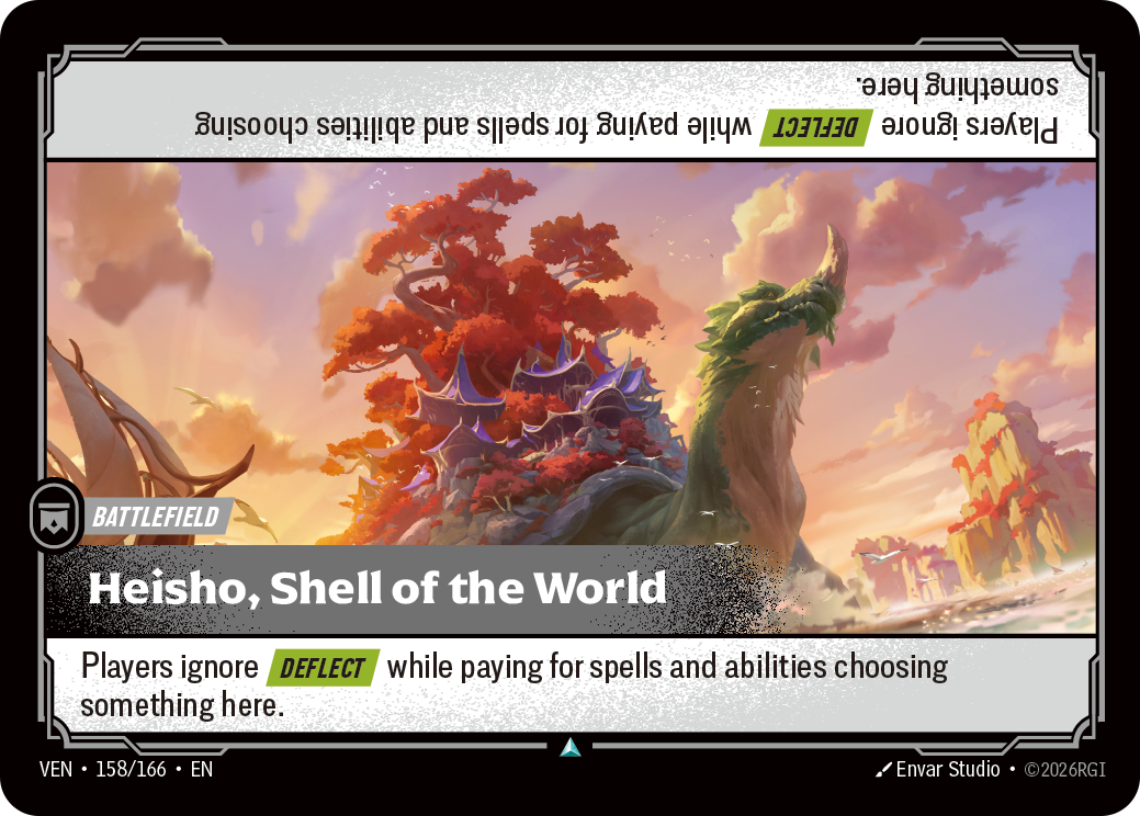 VEN-158/166 Heisho, Shell of the World