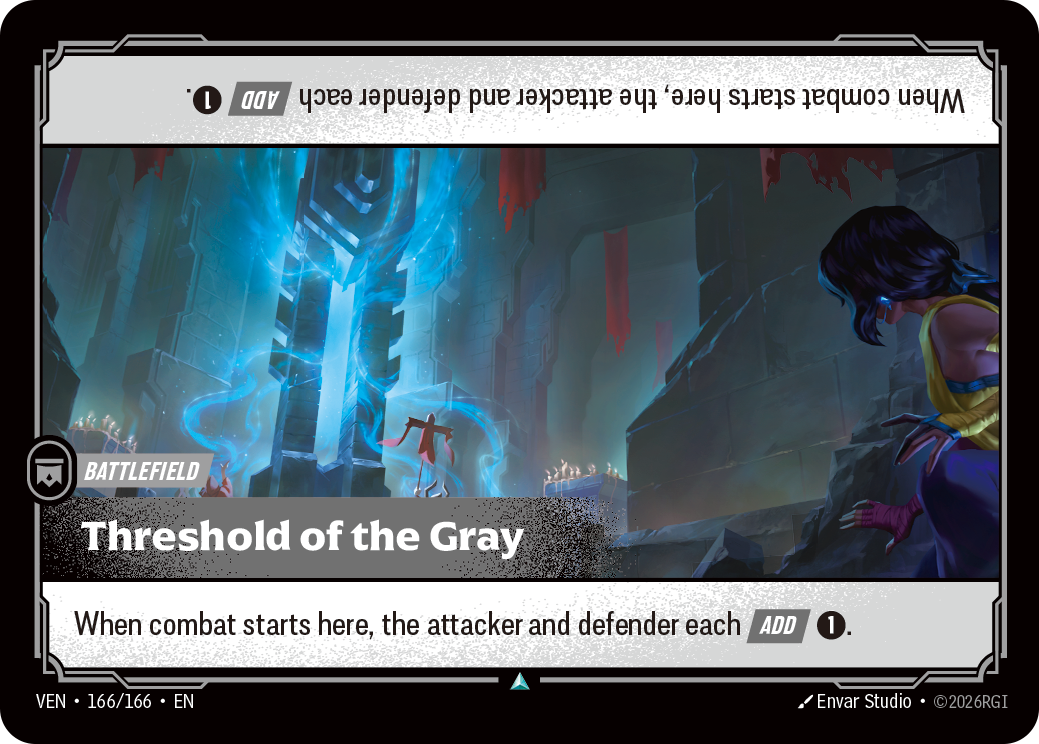 VEN-166/166 Threshold of the Gray (Foiled)