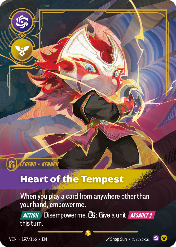 VEN-197/166  Kennen, Heart of the Tempest (ON) - [Consignment]