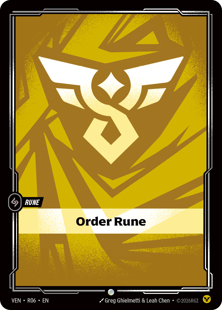 VEN-R06 Order Rune