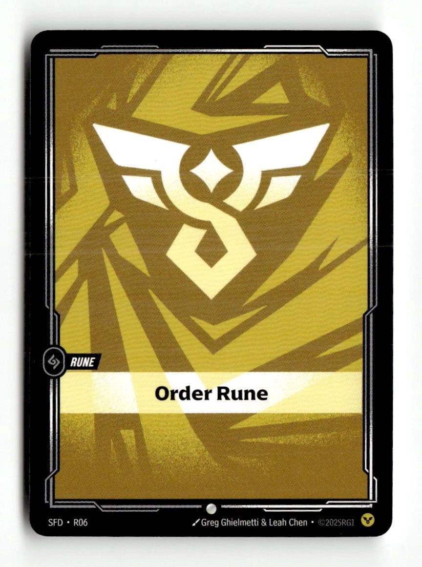 SFD-R06 Order Rune