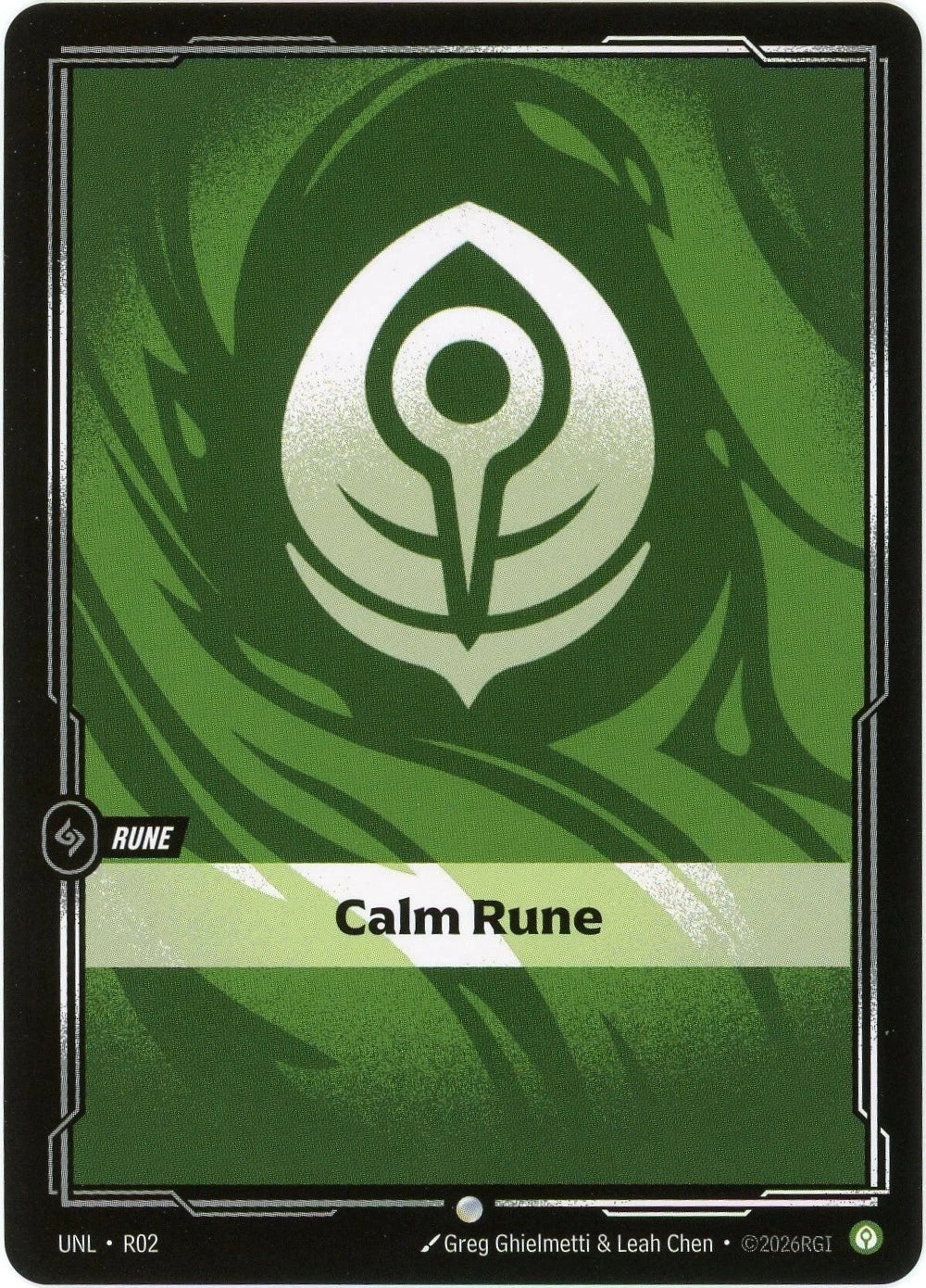 UNL-R02 Calm Rune