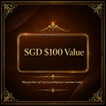 SGD $100 Value - Fine Print Above Divider